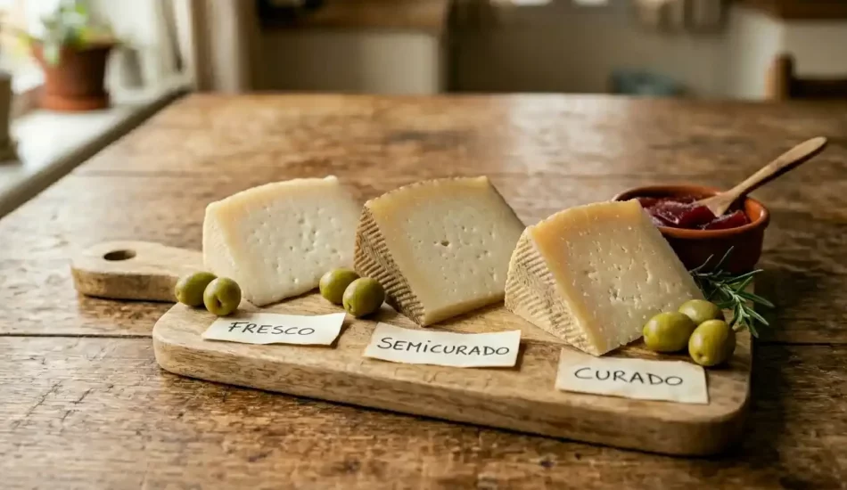 Manchego Käse Sorten – Fresco, Semicurado und Curado im Vergleich